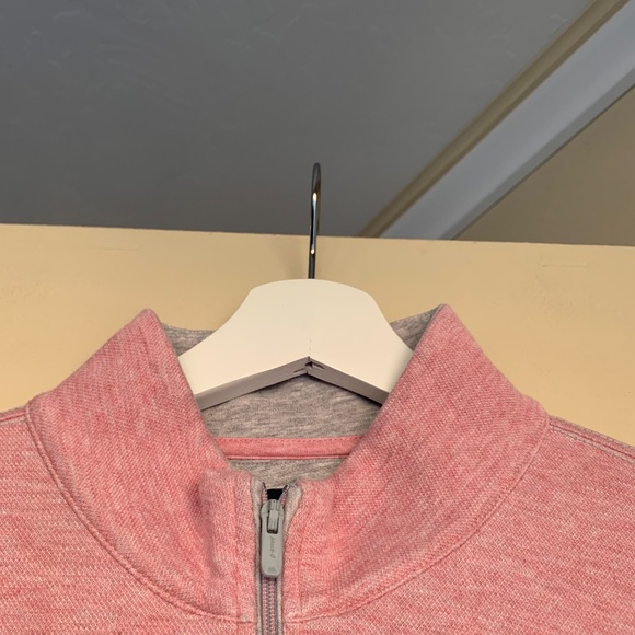 Johnny-O Men's Pink 1/4 Zip Pullover Sz.M Sporty Athletic Preppy Casual Shirt - Picture 2 of 12